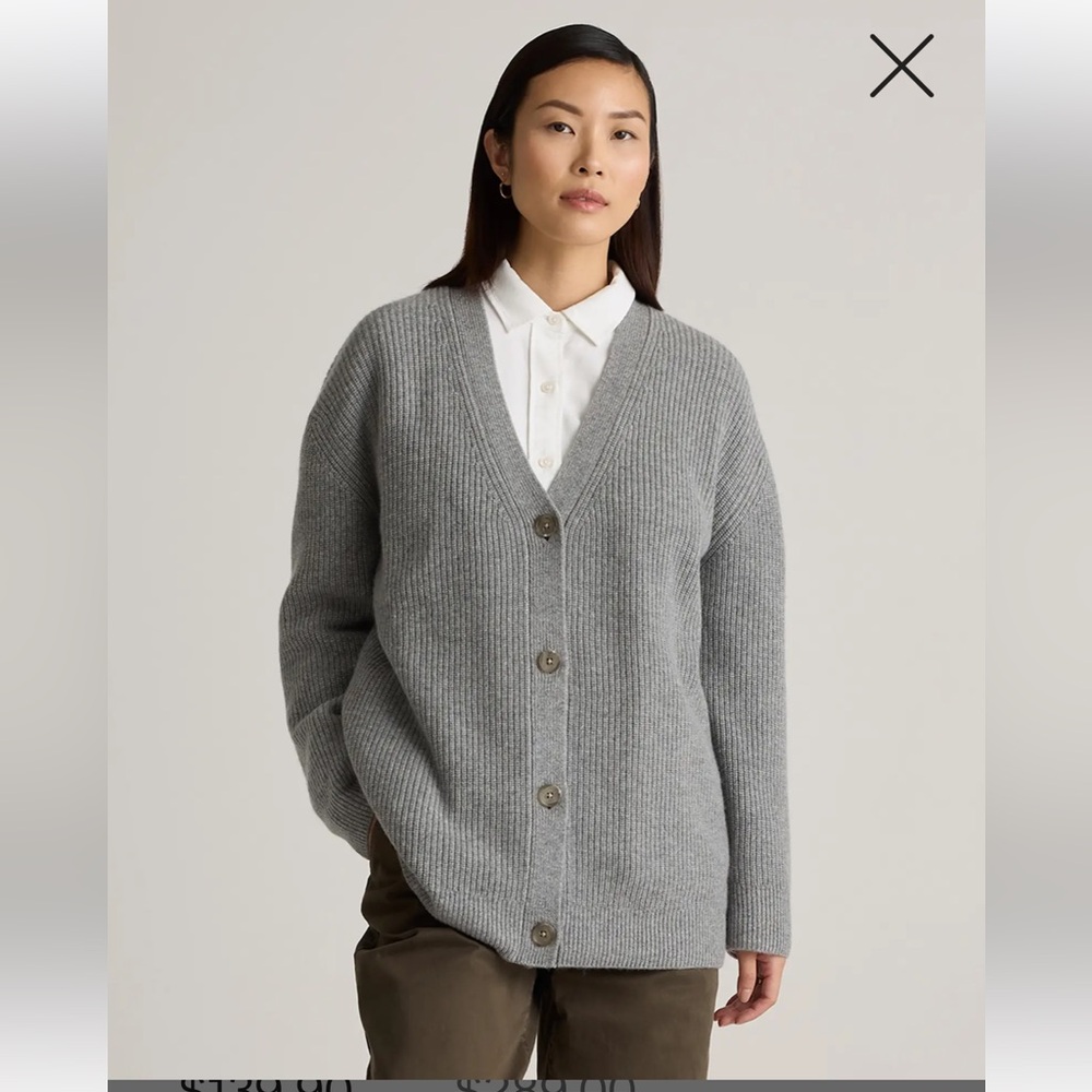 Quince oversized cashmere cardigan